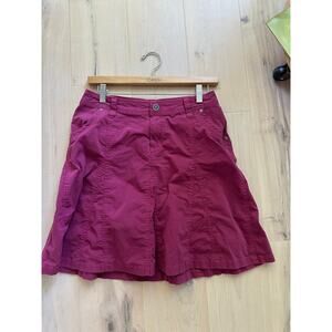 Kuhl Berry Vala Outdoor Hiking A-Line UPF Skirt Women's Size 4 Outdoor Casual